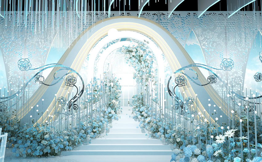 咸阳釡香烙馍村水晶厅效果展示